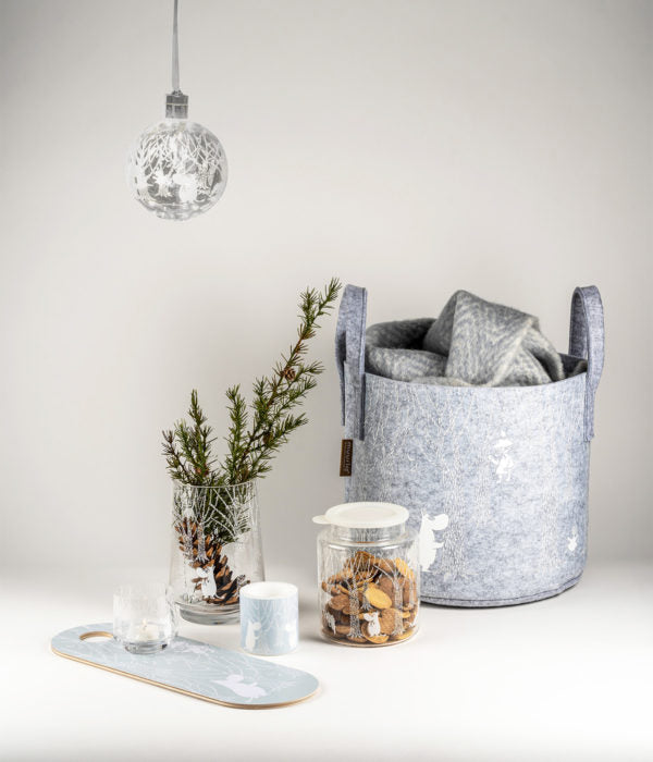 Moomin storage basket 30L, Moomin in the woods