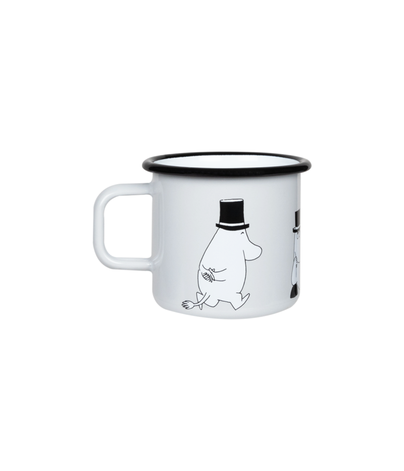 Enamel mug 3,7dl Moominpappa Retro 1701-037-1