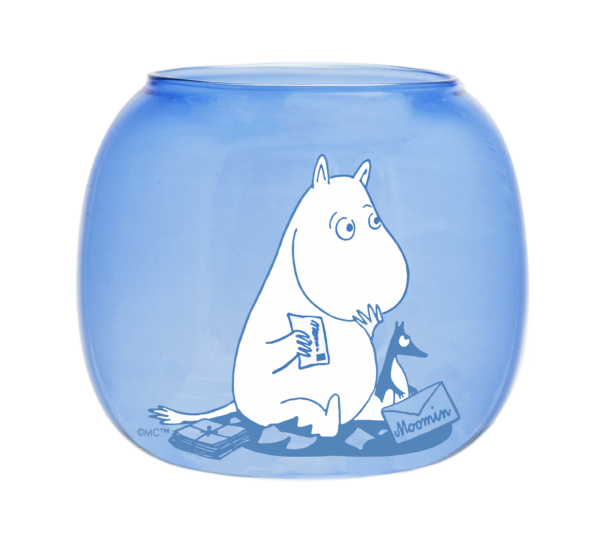 MOOMIN TEA LIGHT HOLDER MOOMIN, BLUE