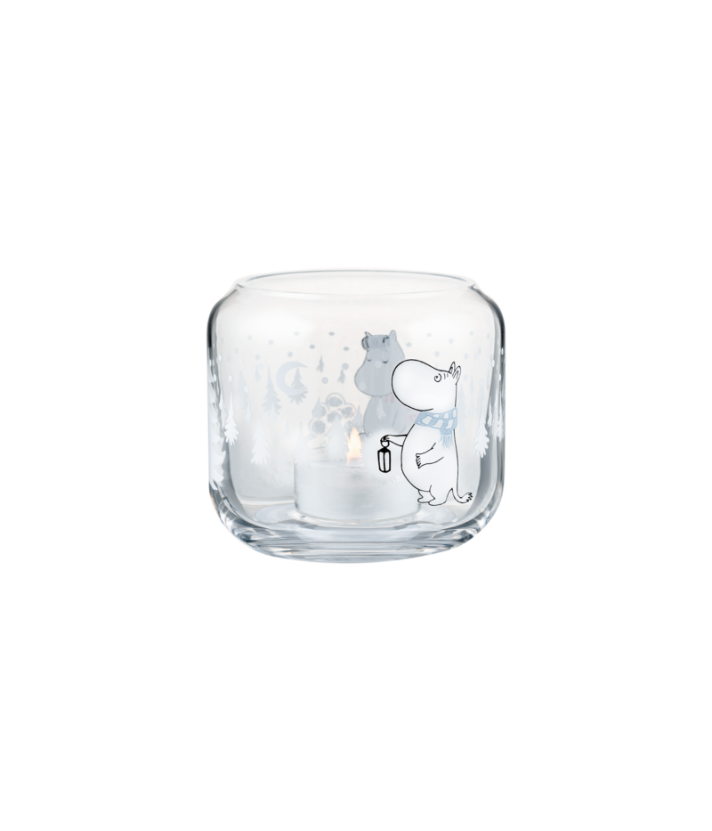 Moomin candle holder 8cm Snowfall