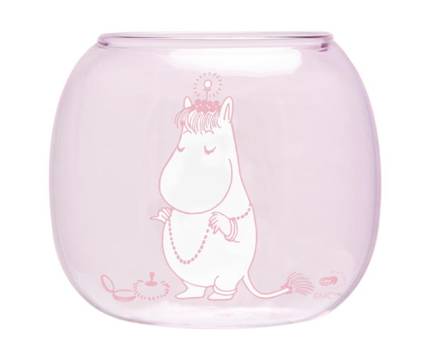 MOOMIN TEA LIGHT HOLDER SNORKMAIDEN, PINK