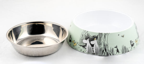 MOOMIN PET FOOD BOWL XL Green