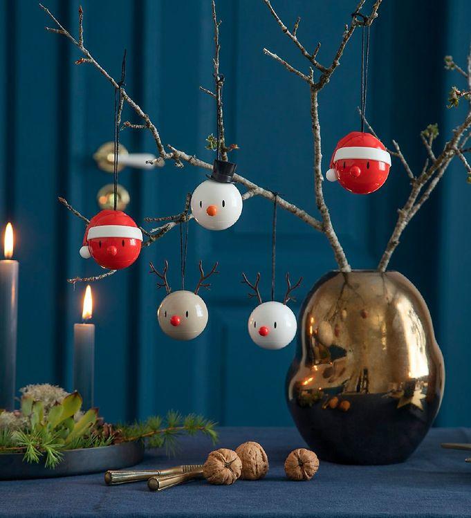 Hoptimist Ornaments Christmas  ( 2 pk ) White Reindeer