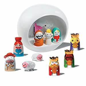 AMGI10SET1 Christmas Re Magi Set of three figurines in porcelain