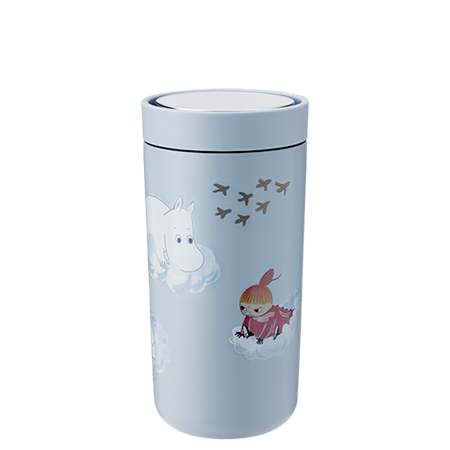 To Go Click steel cup 0,4L  Moomin Soft Cloud