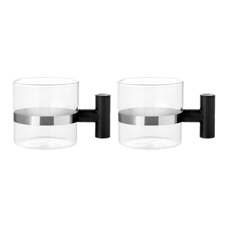 T Cup (2 pcs.) glass mugs*