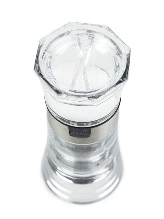 Oslo Manual combi salt shaker and pepper mill in acrylic 13 cm - 5in.