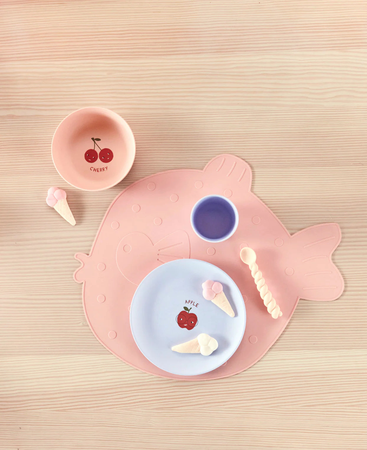 Placemat Little Finn  Ice Blue