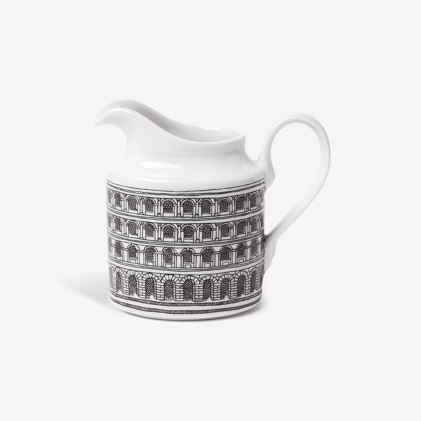 Fornasetti Milk jug Architettura black/white