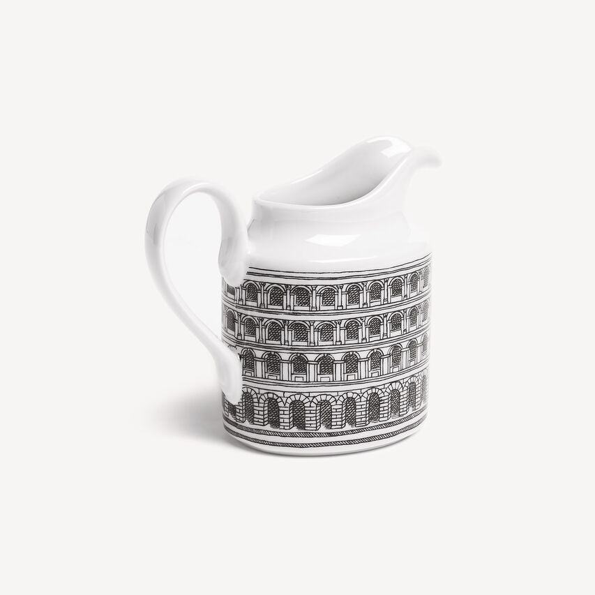 Fornasetti Milk jug Architettura black/white