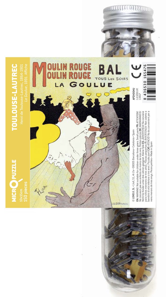 Micropuzzle - Toulouse-Lautrec -La Goulue