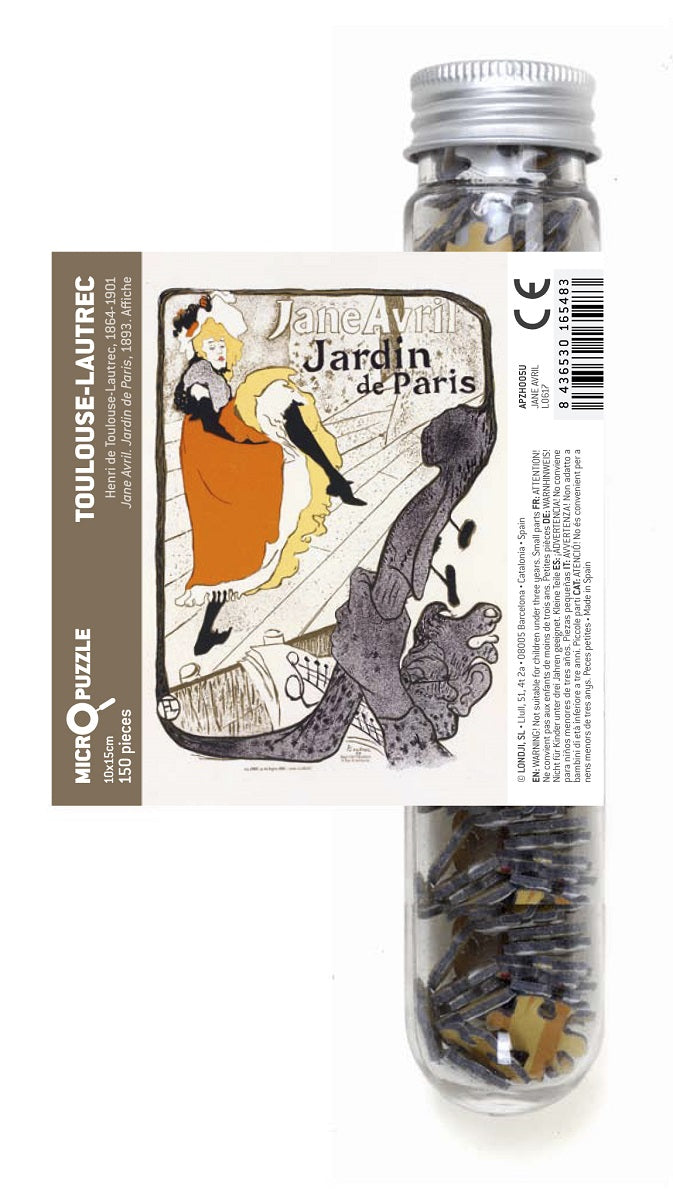 Micropuzzle - Toulouse-Lautrec -Jane Avril