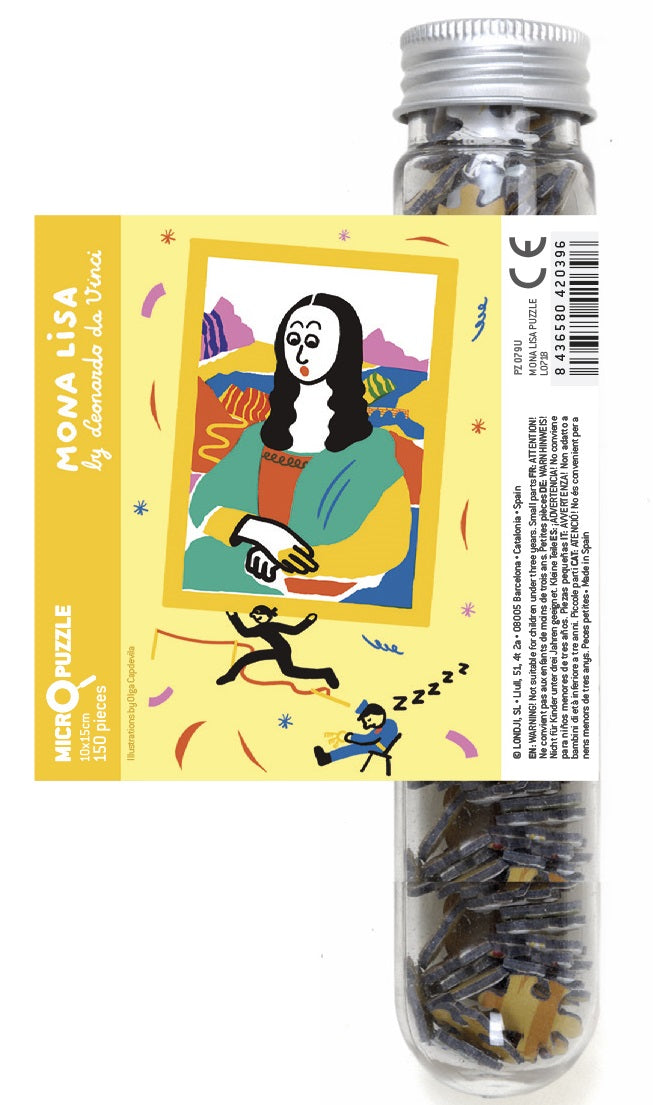 Micropuzzle - Art Tributes to Leonardo da Vinci's Mona Lisa ( 1 puzzle)