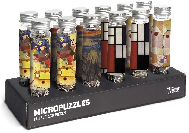 Micropuzzle - Contemporary Art Mix (1 puzzle four versions )