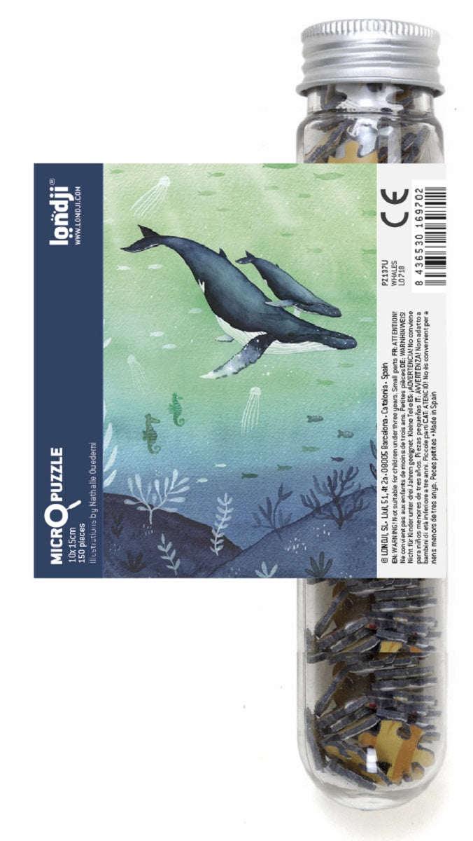 Micropuzzle - Nathalie Ouederni Ocean -Whales