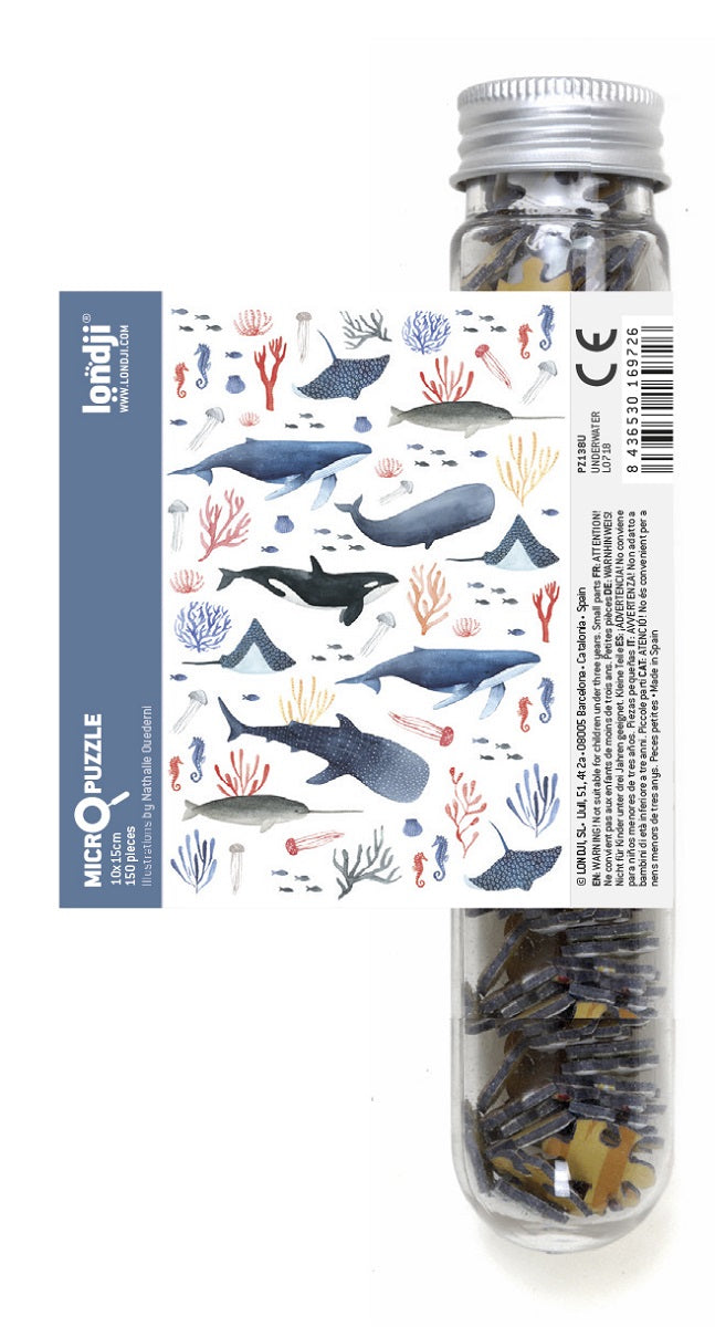 Micropuzzle - Nathalie Ouederni Ocean -Whales 2