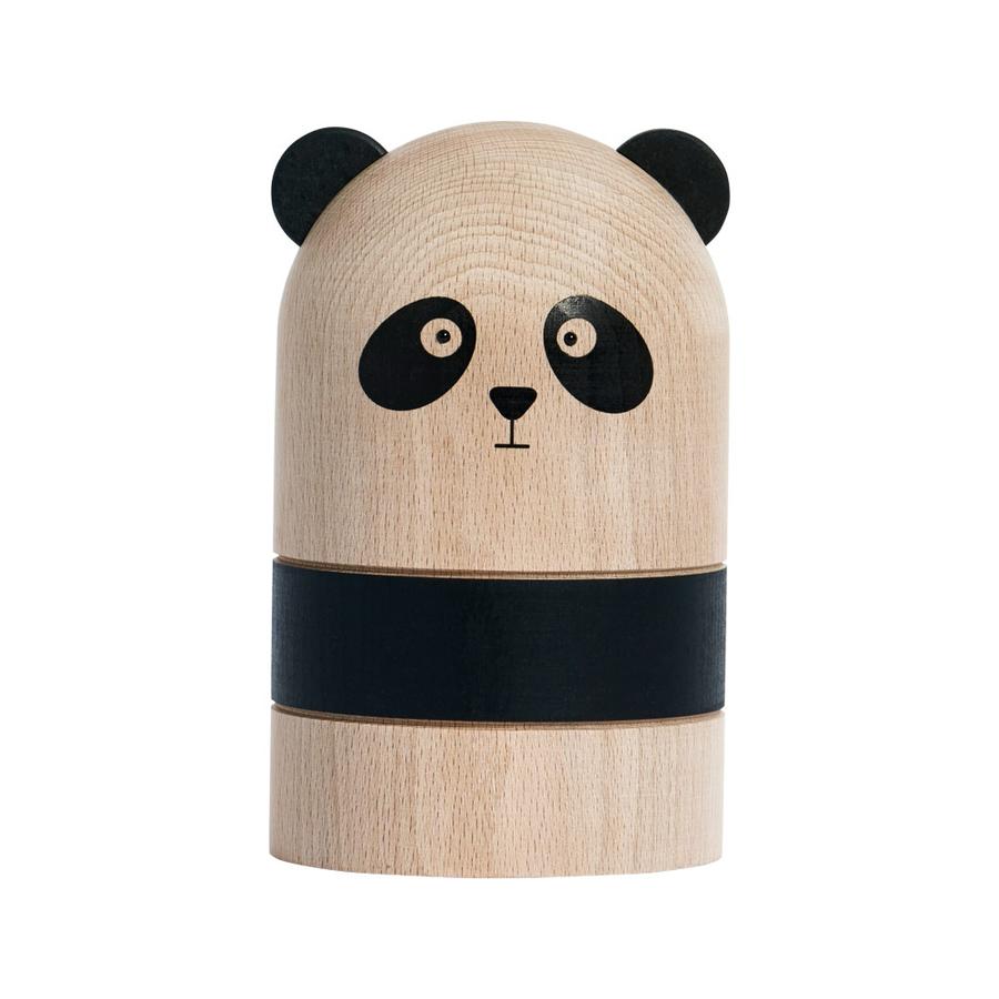 Wooden Money bank panda