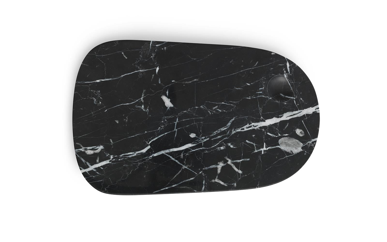 Pebble Board Large Black marble