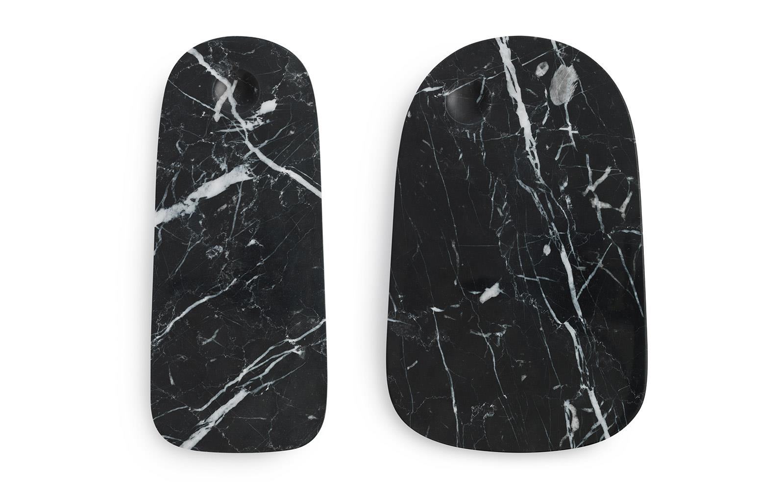 Pebble Board Large Black marble