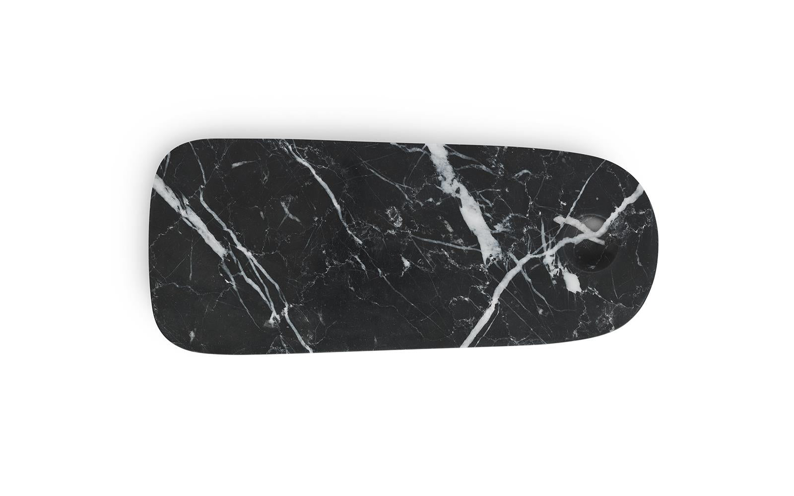 Pebble Board Small Black marble