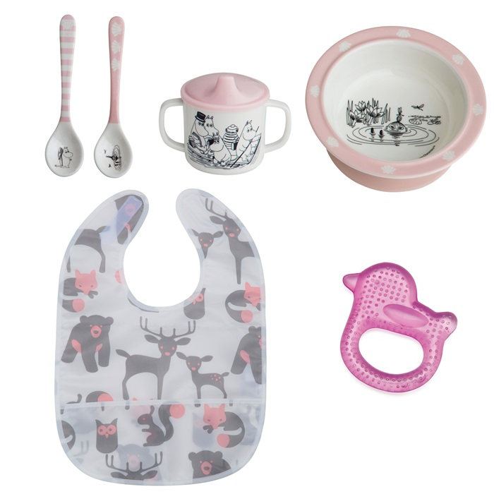 Moomin gift pack 6 pc pink
