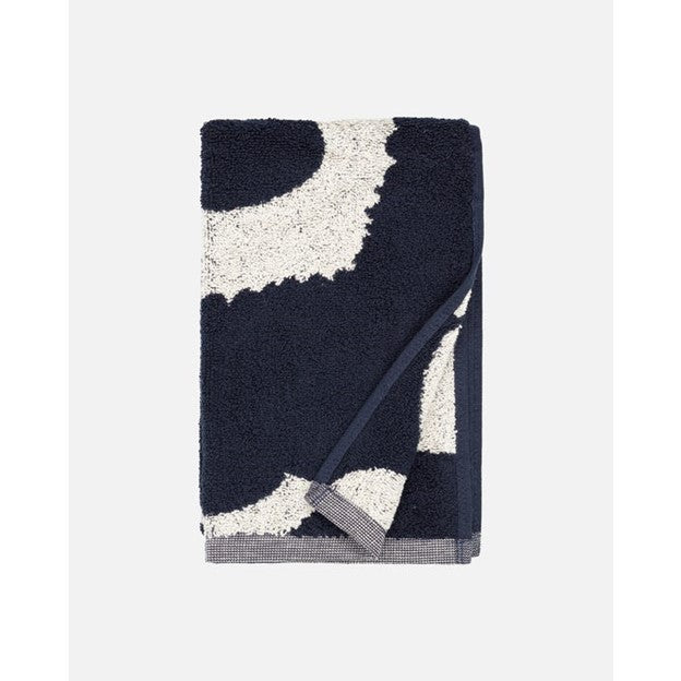 Unikko guest towel 30x50 cm Cotton / Dark blue 070527  851