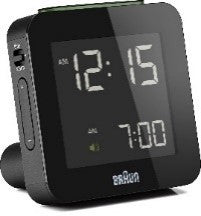 BC09B Braun Digital Alarm Clock - Black