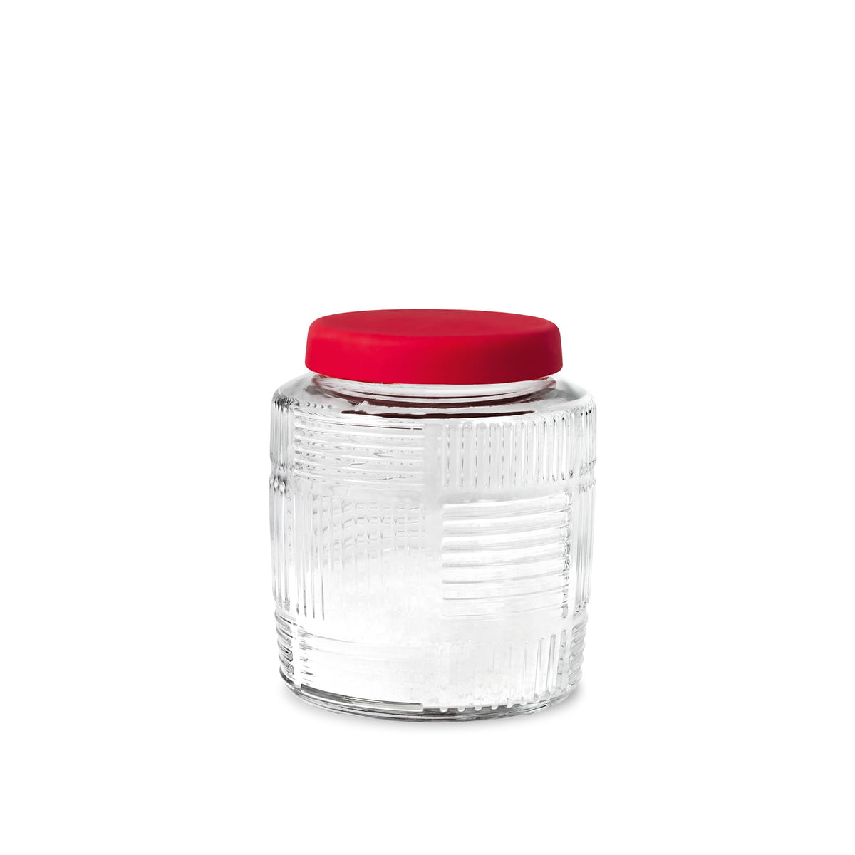 Storage Jar - Red lid, 0.9l / 1 Qt.