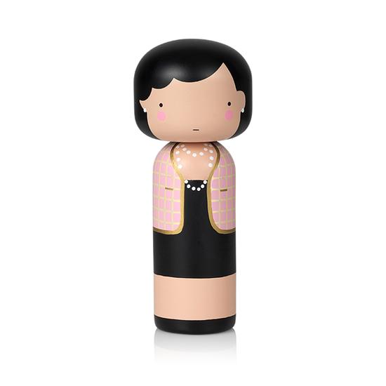 Kokeshi Doll by Sketch.Inc for Lucie Kaas Coco PINK 14.5cm