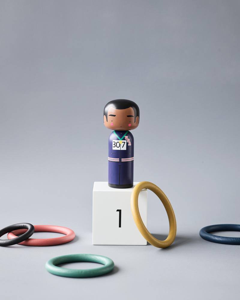 Kokeshi Doll by Sketch.Inc for Lucie Kaas Tommie Smith 14.5cm