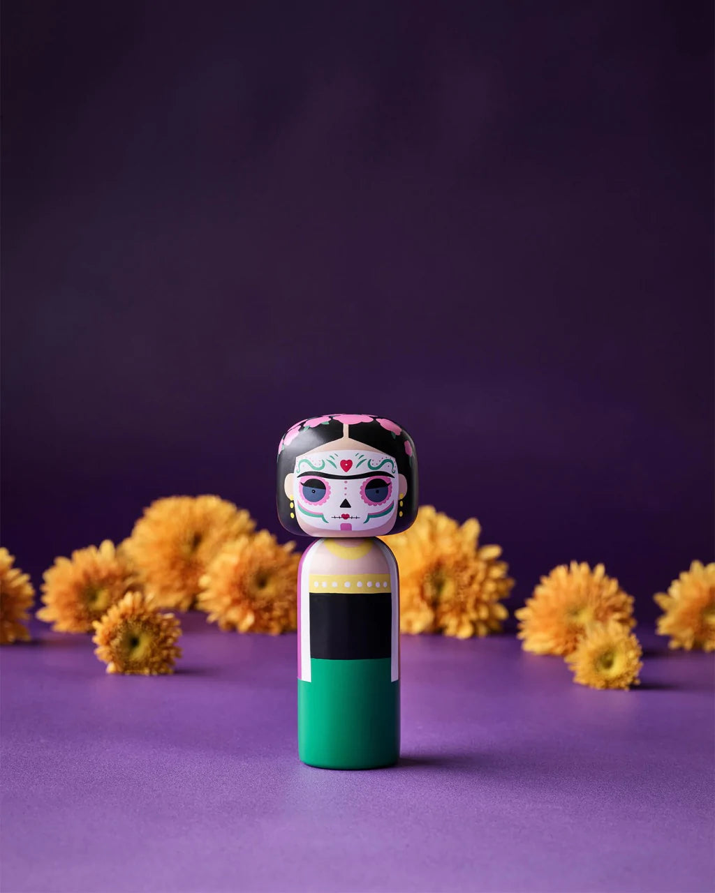 Kokeshi Doll by Sketch.Inc for Lucie Kaas - FRIDA Día de Muertos,