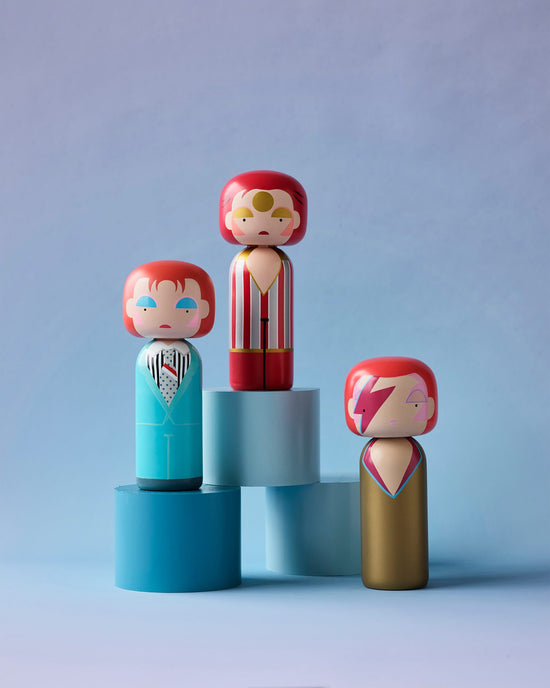 Kokeshi Doll by Sketch.Inc for Lucie Kaas - David Bowie, Life on Mars?