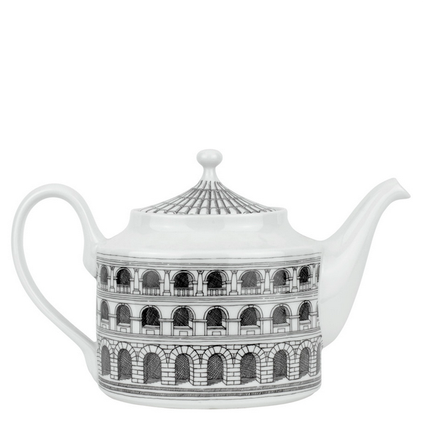 Fornasetti Teapot Architettura black/white