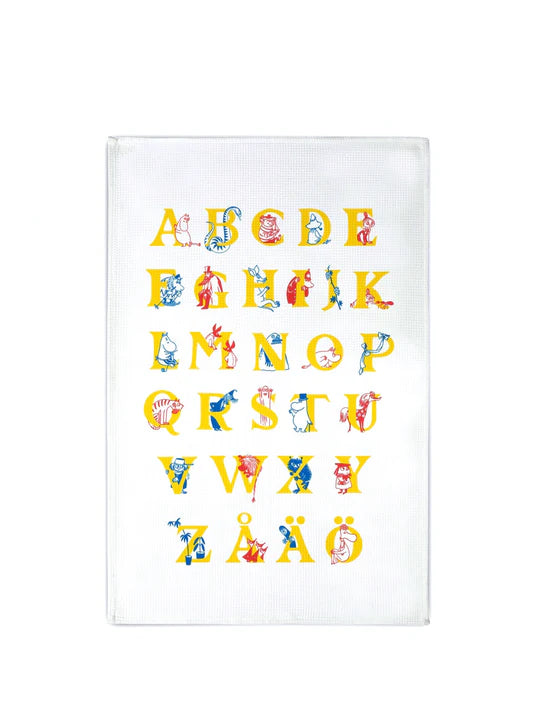 Kitchen towel / tea towel Moomin 70x50 ABC  Moomin
