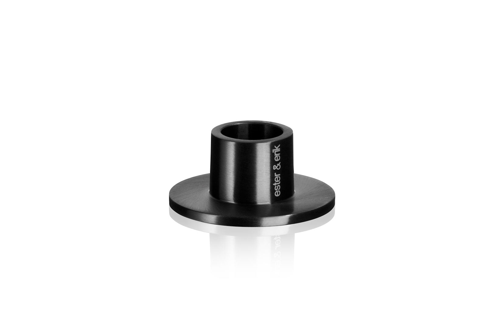 Candle Holders 2pcs. Slim Black