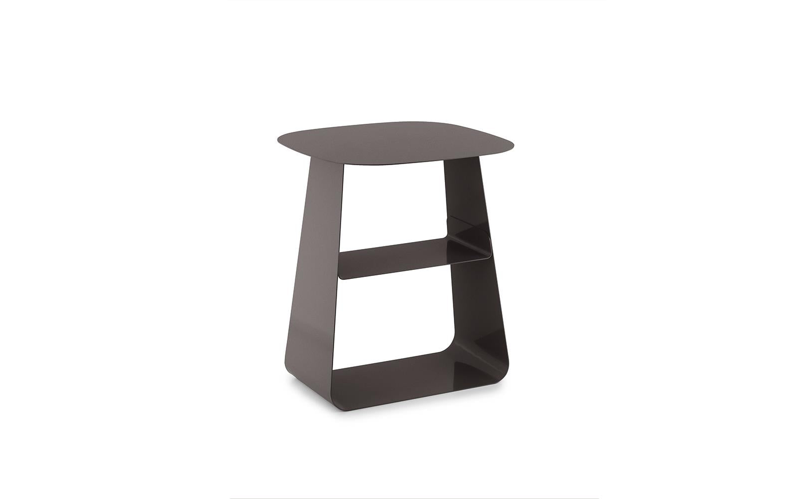 Stay Table 40 x 40 cm Black-brown