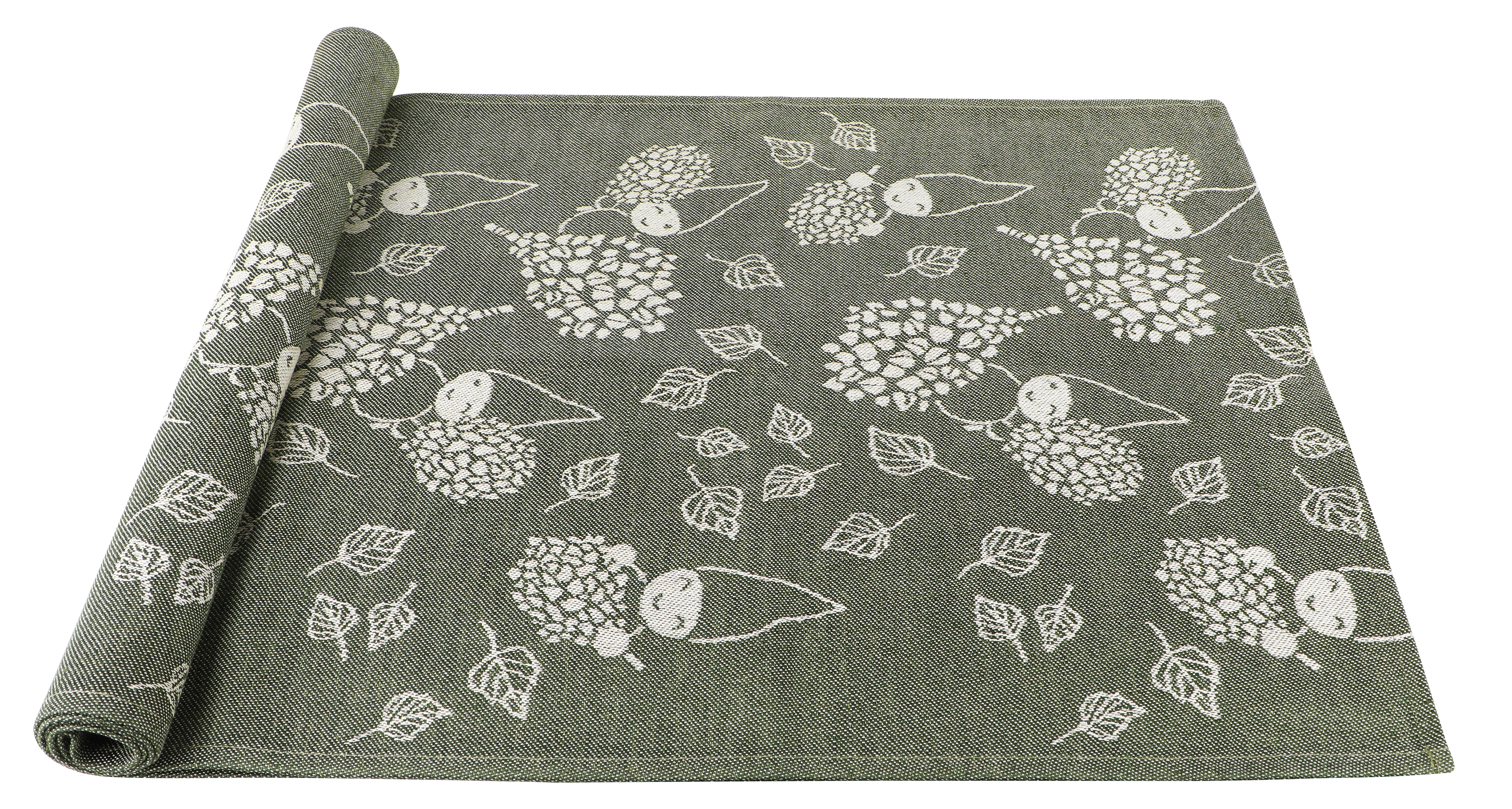 Table Runner TONTTU-LAUDELIINA ELF BENCH TOWEL GREEN