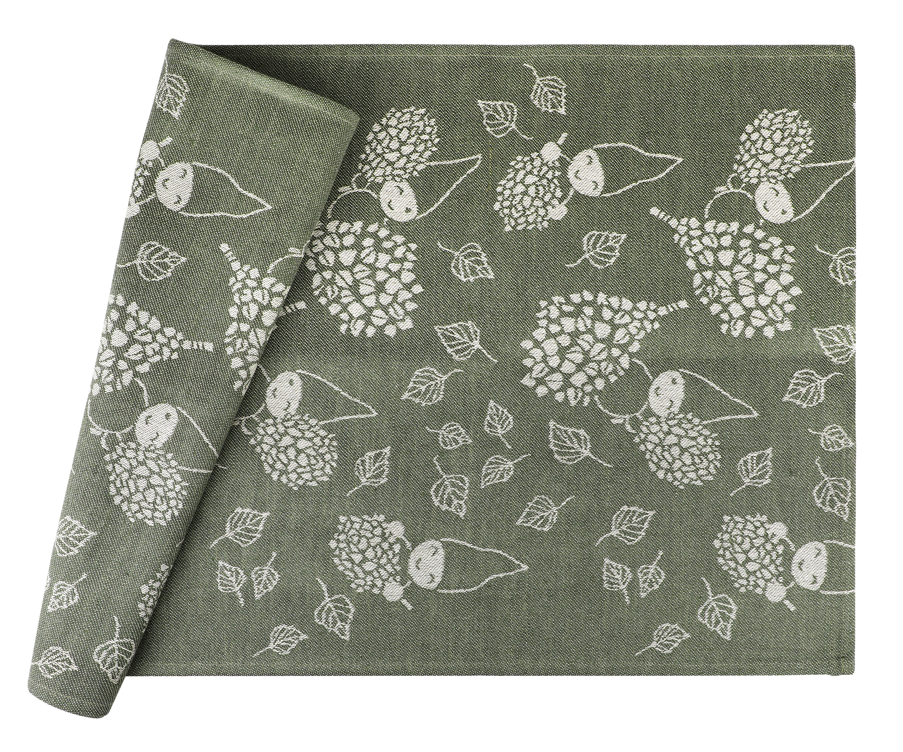 Table Runner TONTTU-LAUDELIINA ELF BENCH TOWEL GREEN