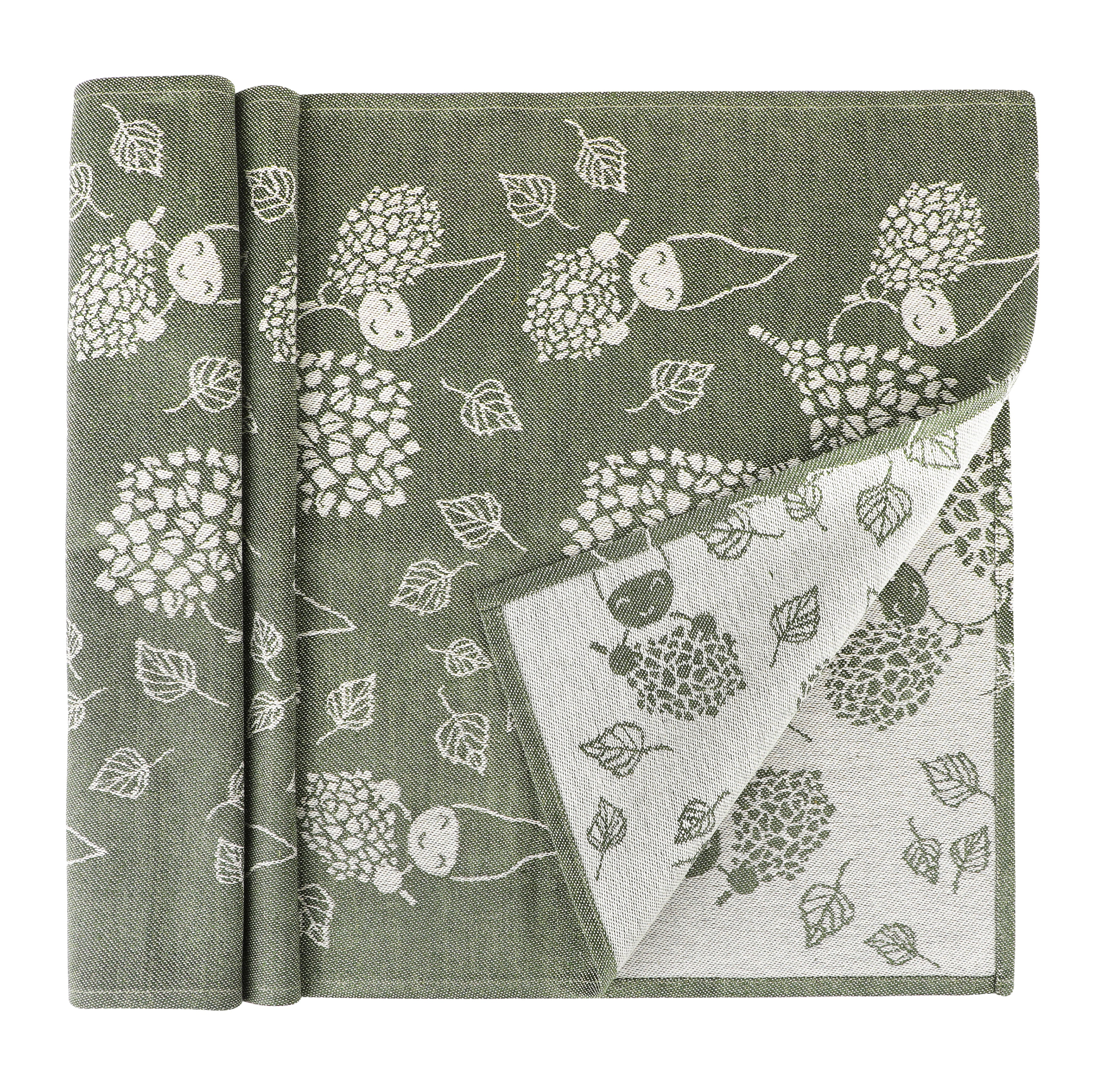 Table Runner TONTTU-LAUDELIINA ELF BENCH TOWEL GREEN