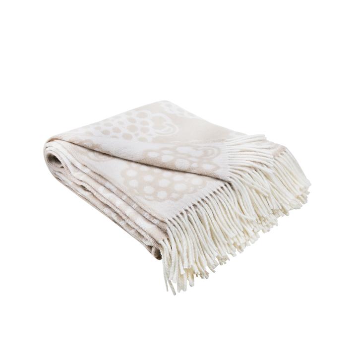 Blanket wool 130x170cm - Pässi Ram  - Cream
