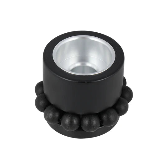Candleholder Prinsessa tealight Black
