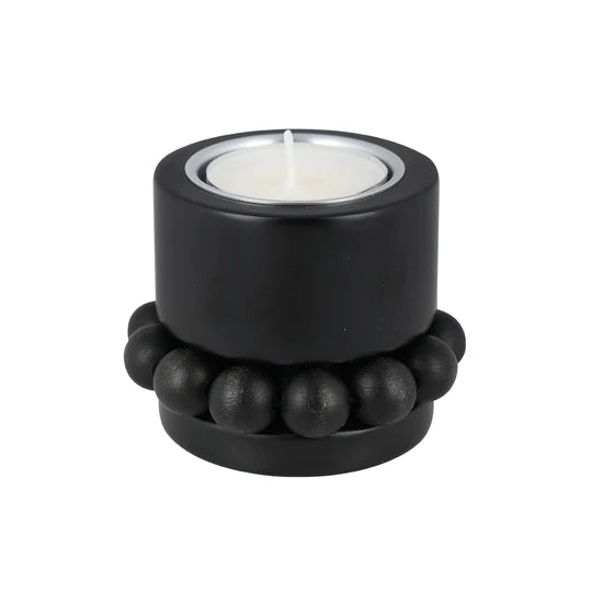 Candleholder Prinsessa tealight Black