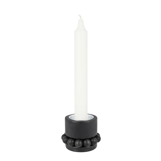 Candleholder Prinsessa tealight Black