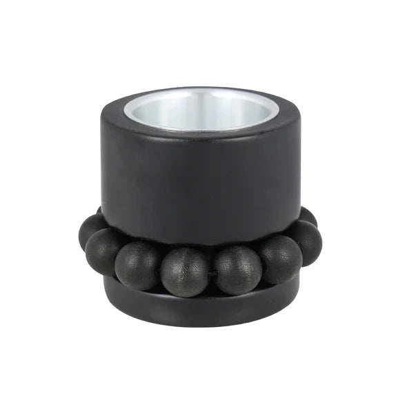 Candleholder Prinsessa tealight Black