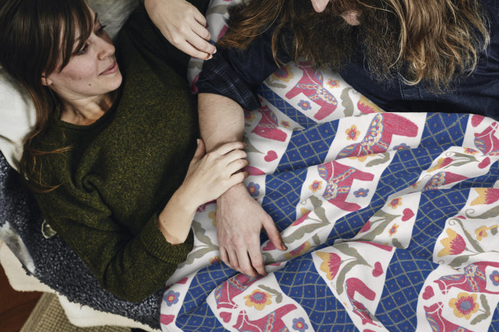 Blanket Organic Cotton 140x170cm - PARHÄSTAR