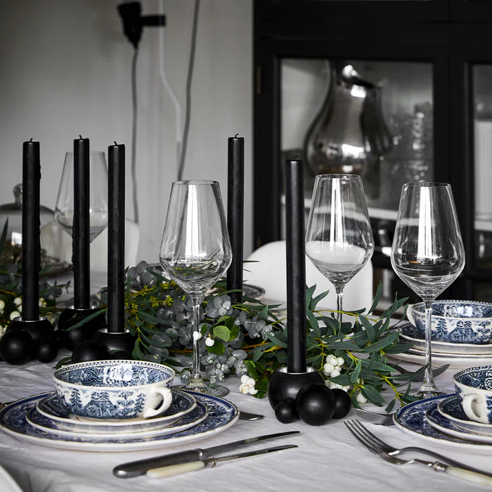 Candle holder Kupla black