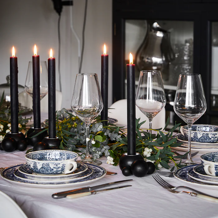 Candle holder Kupla black