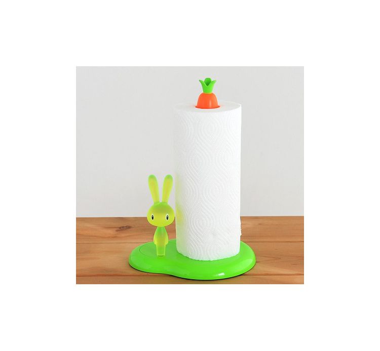 ASG42/H W Bunny & Carrot Papertowel holder white