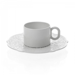 MW01/79 Dressed by Marcel Wanders Saucer for teacup in white porcelain