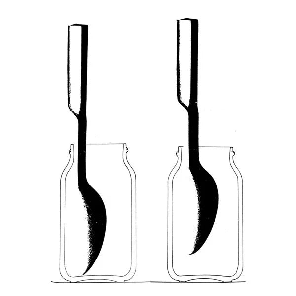 AAC09 AZ "SLEEK" SPOON, BLUE